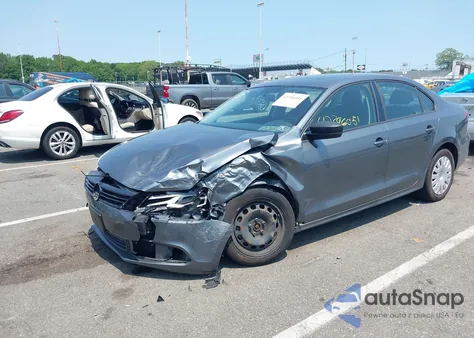 2012 Volkswagen Jetta 2.0L S из США, поврежденный, VIN 3VW1K7AJ2CM339212